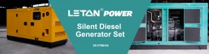 Factory Price For 50 Kw Generator - Silent diesel generator set low noise canopy generators Leton power  – Leton