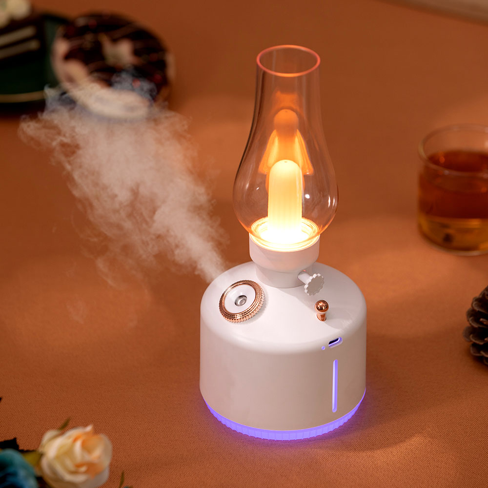 280ml Mini USB Portable Cool Mist Humidifier with 7 Color LED Light