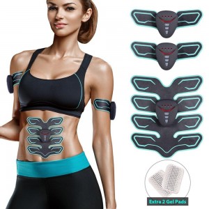 Portable Electrical Abs Stimulating Belt Body Building Stimulator Fitness Muscle Toner