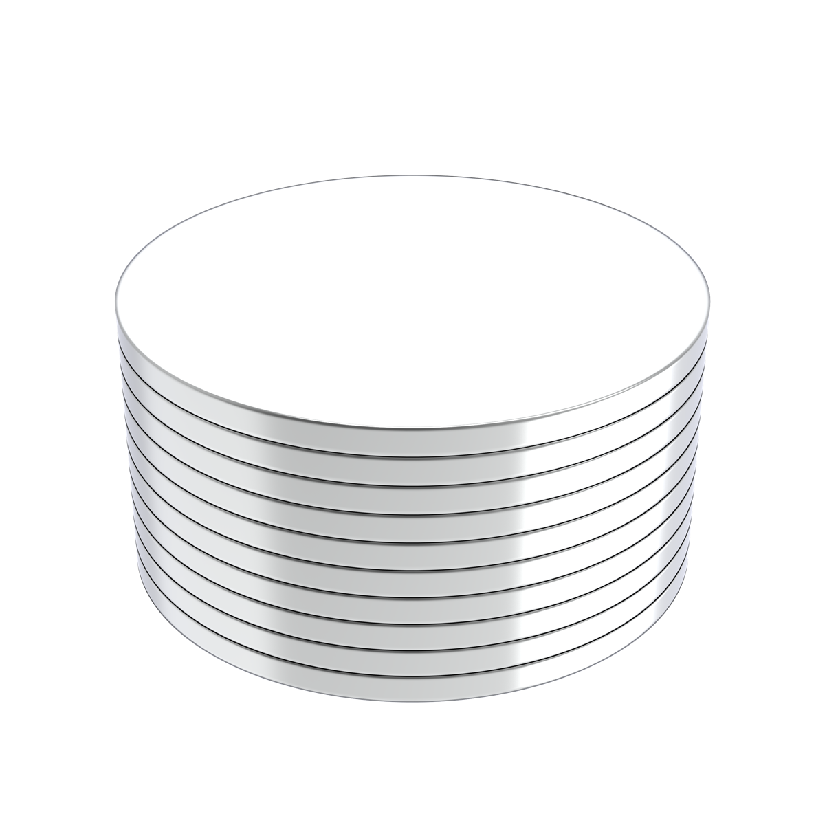 1.25 x 1/16 Inch Neodymium Rare Earth Disc Magnets N52 (10 Pack)