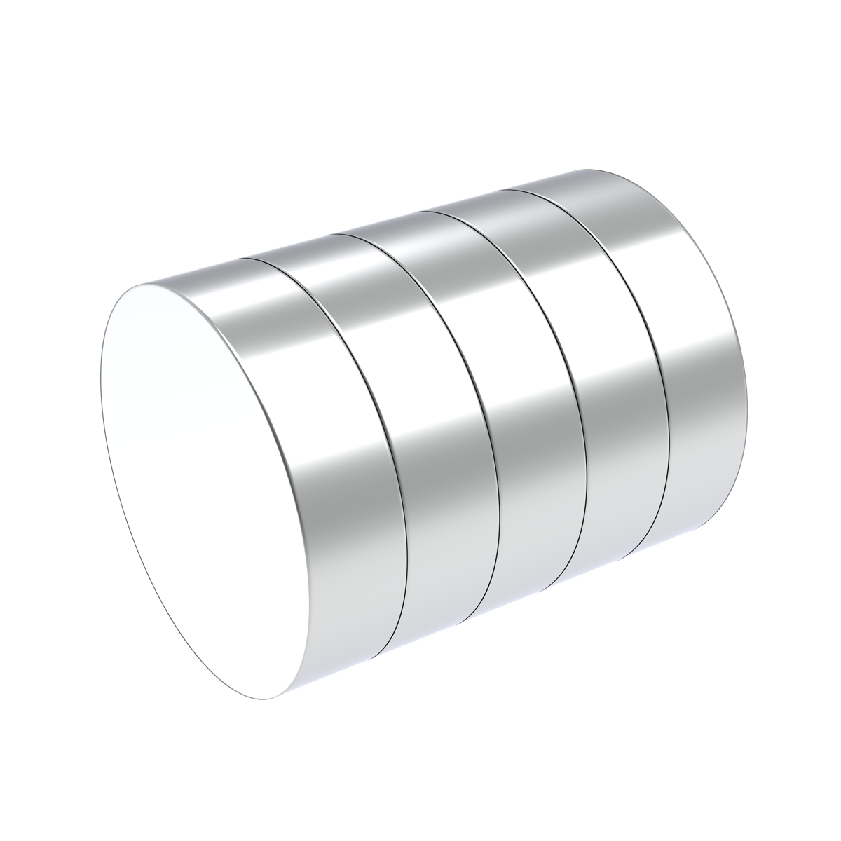 1.00 x 1/4 Inch Neodymium Rare Earth Disc Magnets N52 (5 Pack)