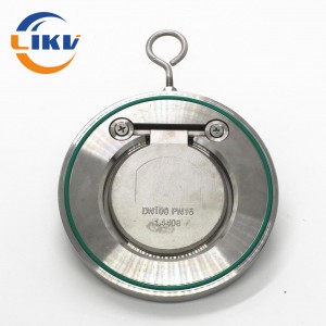 Sanitary Stainless Steel Single Thin Plate Clamped Check Valve