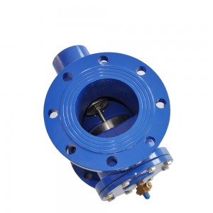 self-operated flow pressure control valve