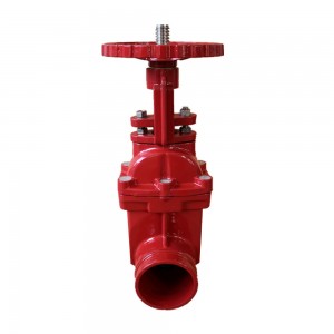 Clamp type soft sealing groove lifter gate valve
