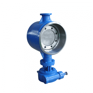 Butterfly valve with clamp metal hard seal welding