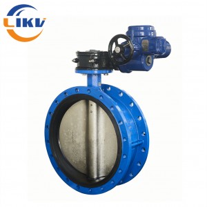 Flange Butterfly Valve With Electric Actuator