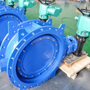 I-Ductile Iron Flange Type Electric Butterfly Valve