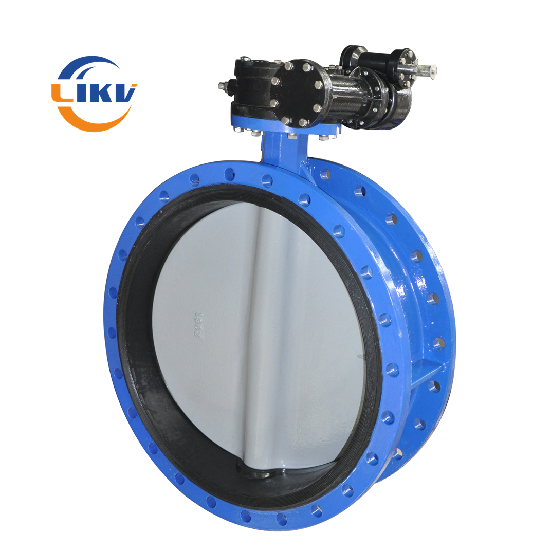 Flange Worm Gear Cast Iron Butterfly Valve for Flow Control Featured Image