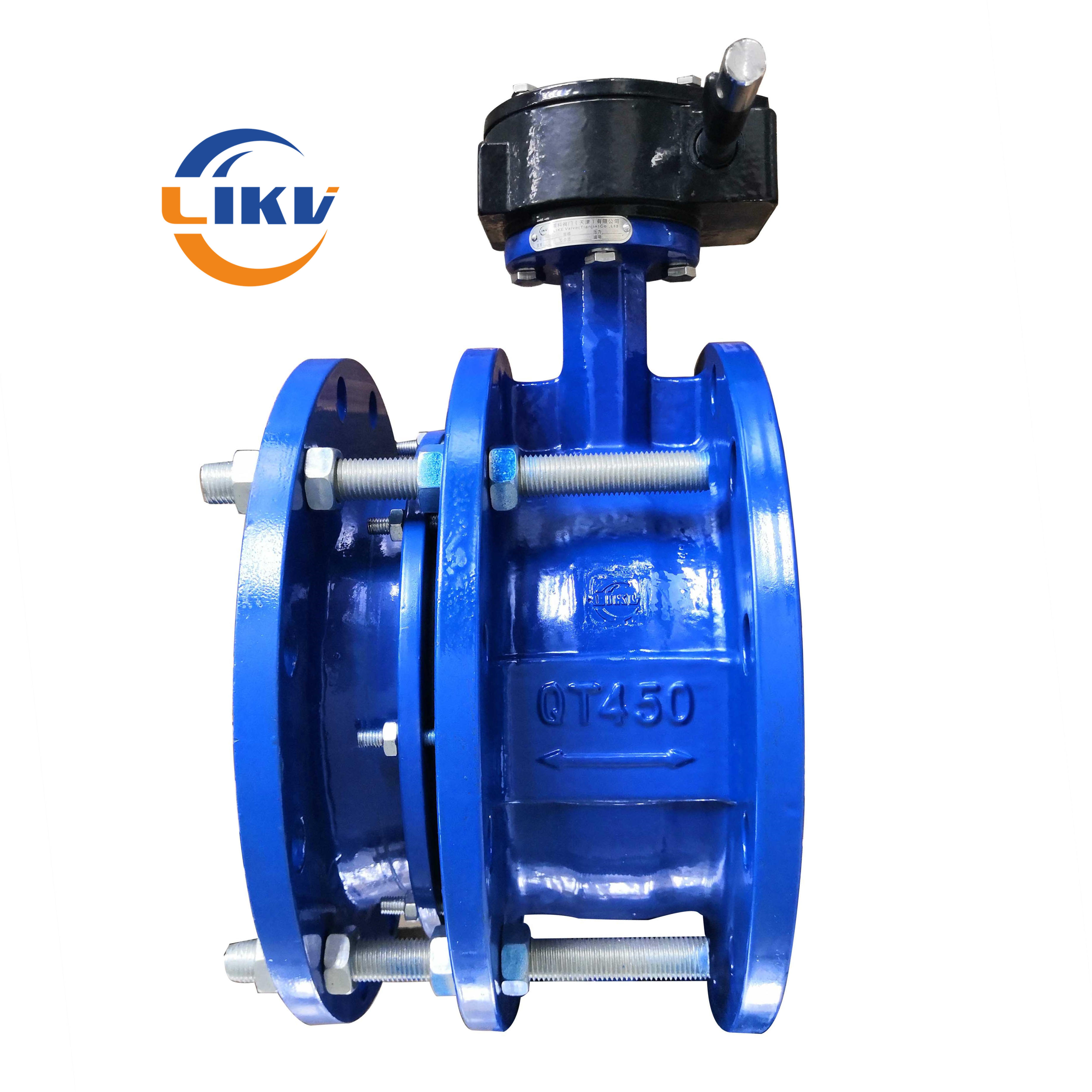 Flange Worm Gear Butterfly Valve with Flexible Expansion Joint Featured Image