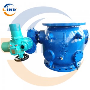 Electric piston type air regulating valve