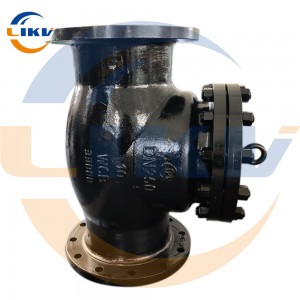 Zpětný ventil otočný z ocelolitiny Přírubový zpětný ventil WCB DN100 DN200 DN250 DN300 DN400 DN500