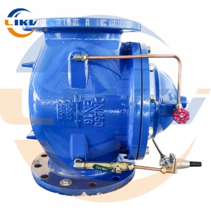 300X type slow closing silent check valve, one-way check valve, water hammer elimination, hydraulic control valve, suitable for DN32-DN800 pipeline