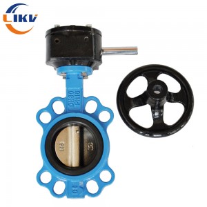 EPDM Rubber Seat Ductile Iron Wafer Butterfly Valve