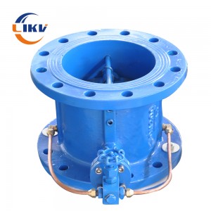 Ang micro-resistance retarded closed butterfly check valve