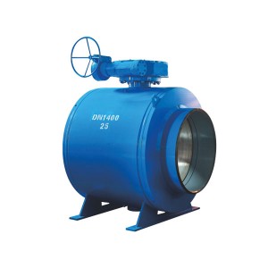 Q367f heating fixed ball all welded ball valve