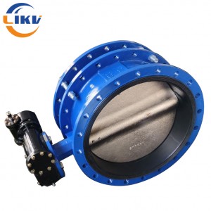 Flange Worm Gear Butterfly Valve with Flexible Expansion Joint