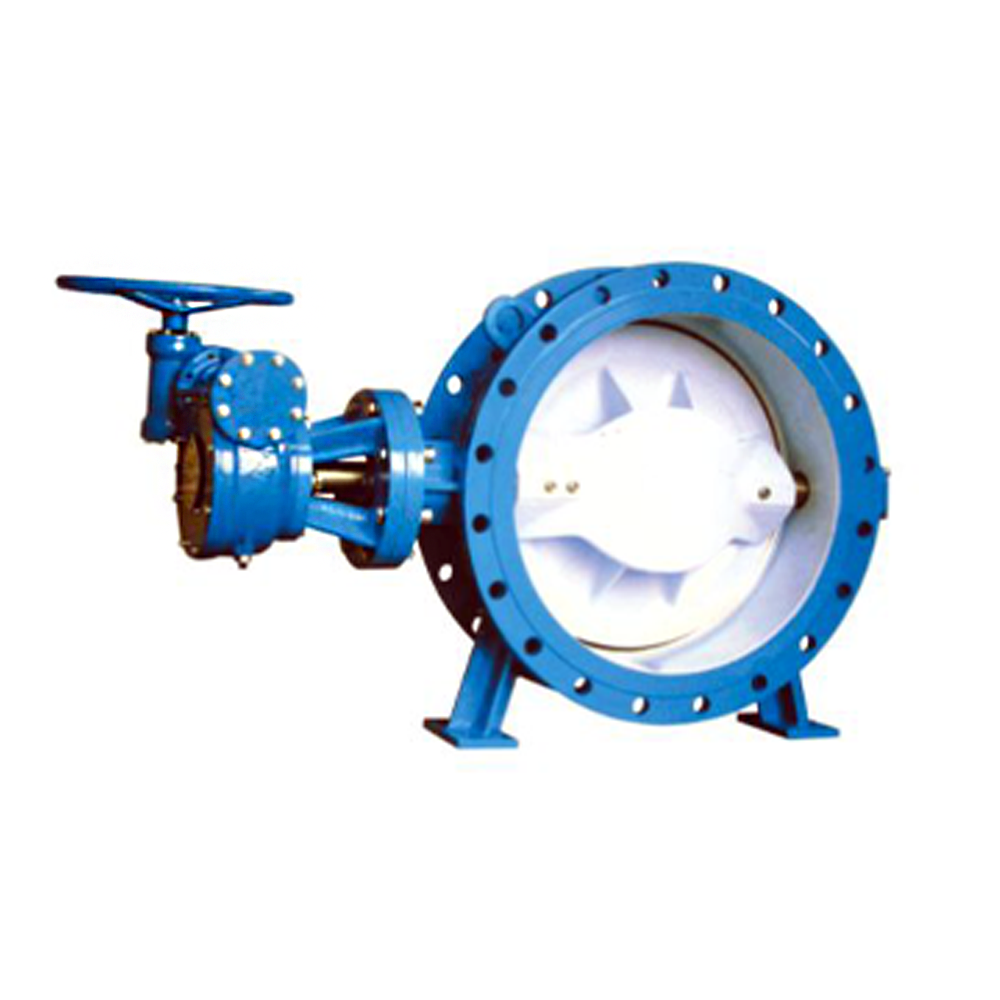 D343X Resilient seated double eccentric flange butterfly valve Featured Image