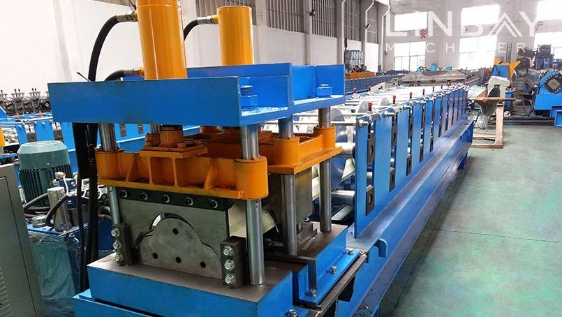 ODM Factory Steel Angle Bar Roll Forming Machine - Ridge Cap roll forming machine – Linbay Machinery