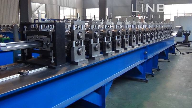 Factory source Aluzinc Roofing Sheet Roll Forming Machine - Shelf Rack roll forming machine – Linbay Machinery