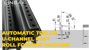 Automatic Trellis U-Channel Post Roll Forming Machine