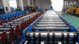 High reputation China High Speed Automatical Floor Decking Panel Roll Forming Machine