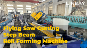 Flying Saw Cutting Step Beam Roll Forming Machine