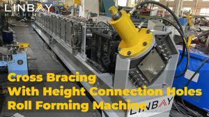 Cross Bracing With Height Connection Holes Roll Forming Machine