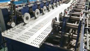 Wholesale Price China China Stainless Steel Perforated Cable Tray Roll Forming Machine Manufacturer Saudi