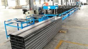 2019 Good Quality China Gavanlized Steel Perforated Auto Cable Tray Roll Forming Machine Dubai