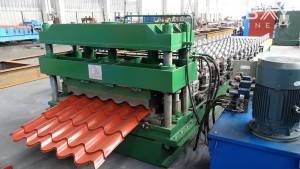 Wholesale Price China Terrazzo Tile Press Machine - Roofing Tile roll forming machine – Linbay Machinery