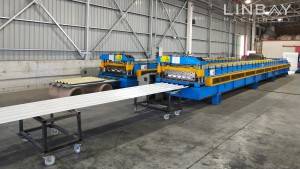 Well-designed China Trapezoidal Roof Panel Steel Roof Sheet Roll Forming Machine Price