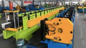 High reputation China 0.4-0.5mm Material Thickness Downspout Pipe Roll Forming Machine with Factory Price