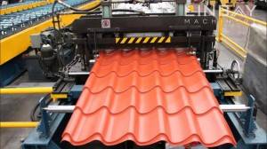 Roof Tile Panel Roll Çêkirina Machine