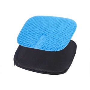 Coins U-shaped tpe gel breathable office car seat cushion
