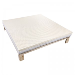 Natural latex foam mattress topper