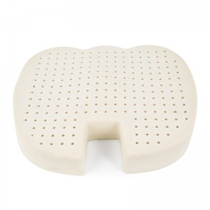 U shape coccyx tailbone pain relief latex foam car seat cushion