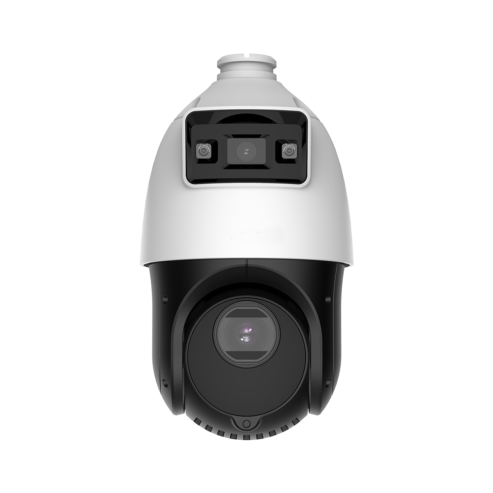 4MP 25X IR PTZ Linkage Camera integrated with Bullet Camera, built-in AI Smart Detection and Night ColorVu