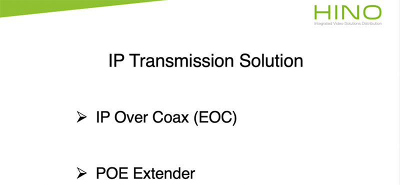 IP Transmission Solution