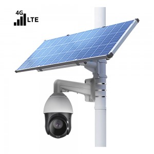 Fully Integrated Solar Powered Security Camera System with 360°Pan/tilt Movement