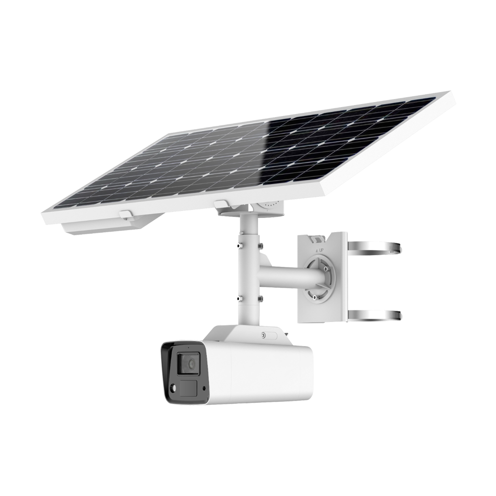 Professional 4G Outdoor LTE Solar Powered Cellular Security Camera with Standby Up to 24 Days, 24hr Color View with Supplement White Light