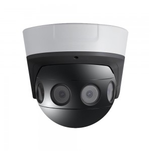 4 × 4MP 180° Panoramic Dome Camera with Video Stitching