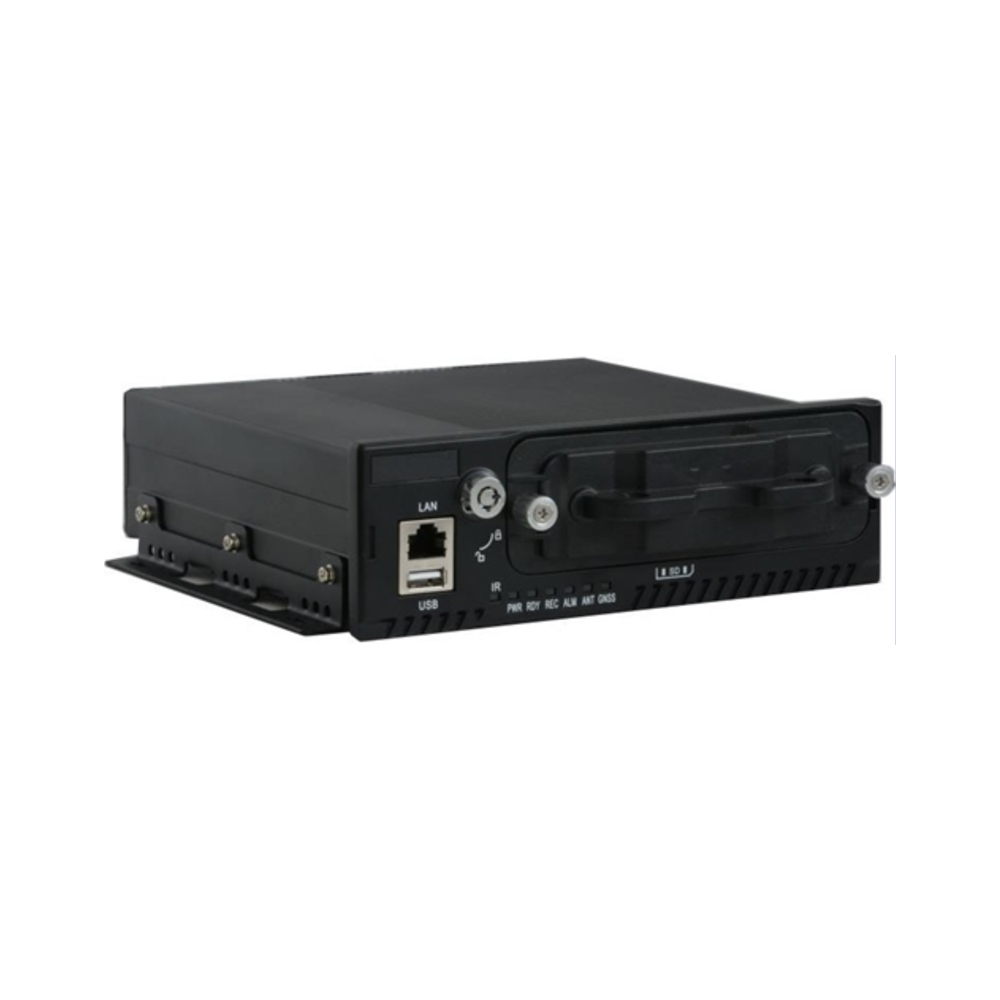4- Port PoE Mobile NVR Recorder with 4G LTE access for Vehicle Surveillance