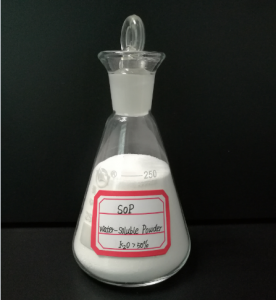 Potassium sulphate Content: 50% -52%  CAS No.: 7778-80-5