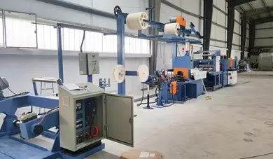 Livraison d'une machine de bobinage et d'emballage thermo-rétractable en Algérie