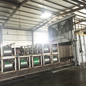 Trolley Type Heat and Aging Furnace / Aluminum Alloy Wires Annealing Furnace