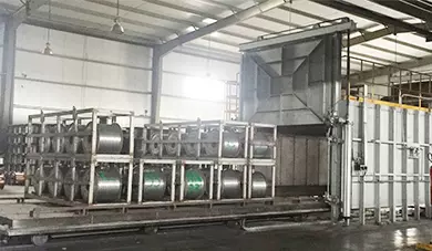 Dispatch of Electrical Aging Treatment Furnace to Algeria