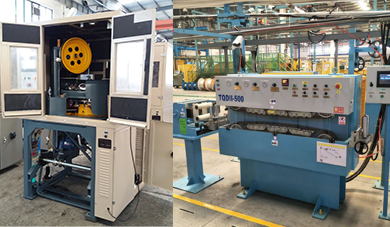 The Order of 16 Spindles Braiding Machine and Caterpillar from Argentina
