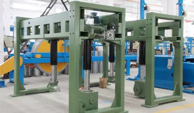 The Installation and Commissioning of Four Columns Hanging Type Pay-off and Take-up