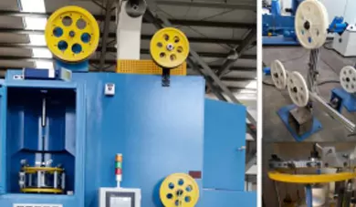 The Inspection of Double Head Vertical Taping Machine