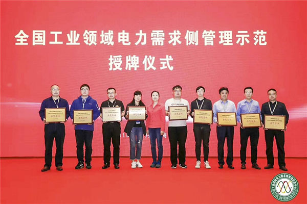 With electricity as intermedieary, on-demand oriented | Linyang contracted power demand side management project and won the honor of national demonstration enterprise in the industrial field